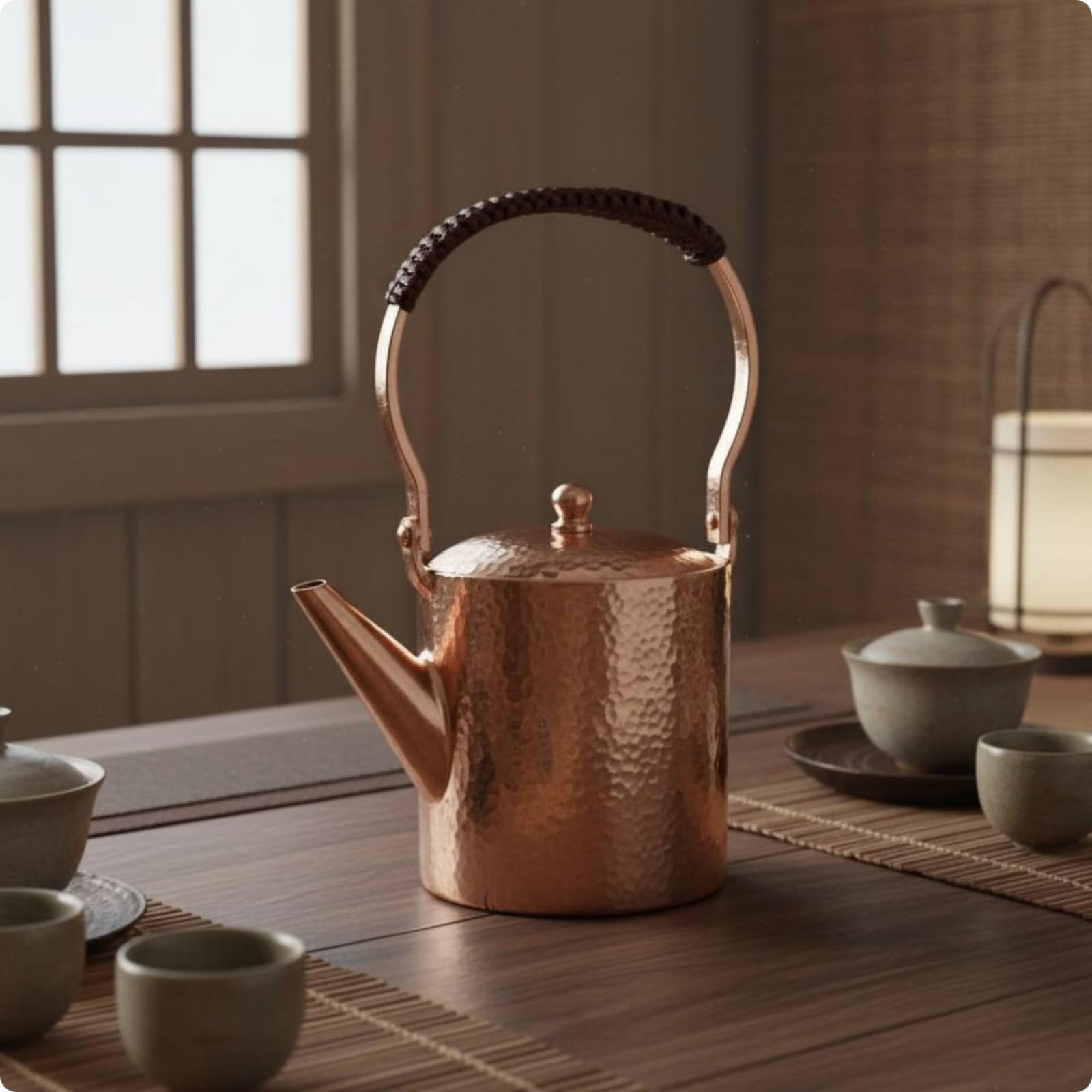 Amazon | petsola 銅やかん 紫銅 銅製ケトル 直火対応 茶器 経年変化